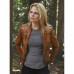 Once Upon A Time Season 4 Emma Swan Brown Leather Jacket